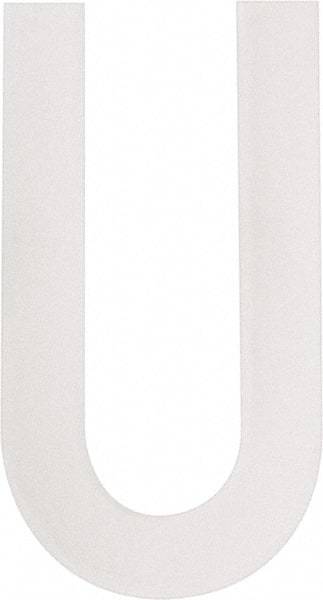 Made in USA - Letter Label - Legend: U, English, White - USA Tool & Supply