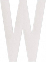 Made in USA - Letter Label - Legend: W, English, White - USA Tool & Supply
