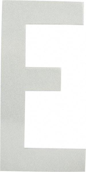 Made in USA - Letter Label - Legend: E, English, White - USA Tool & Supply