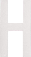 Made in USA - Letter Label - Legend: H, English, White - USA Tool & Supply
