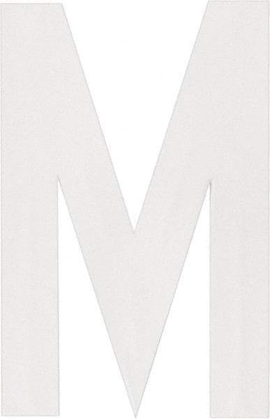 Made in USA - Letter Label - Legend: M, English, White - USA Tool & Supply
