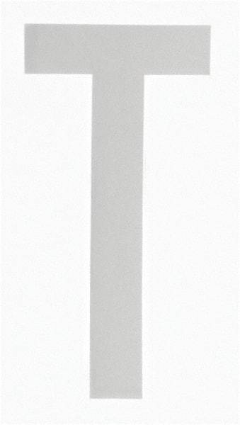 Made in USA - Letter Label - Legend: T, English, White - USA Tool & Supply