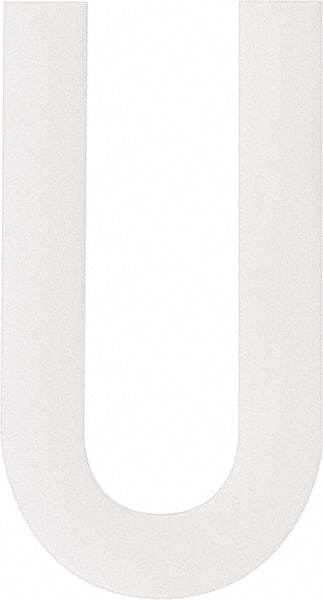 Made in USA - Letter Label - Legend: U, English, White - USA Tool & Supply