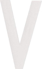 Made in USA - Letter Label - Legend: V, English, White - USA Tool & Supply