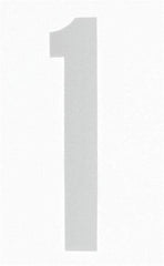 Made in USA - Number Label - Legend: 1, English, White - USA Tool & Supply