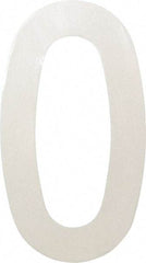 Made in USA - Number Label - Legend: 0, English, White - USA Tool & Supply