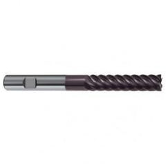 12mm Dia. - 150mm OAL - 45° Helix Firex Carbide End Mill - 6 FL - USA Tool & Supply