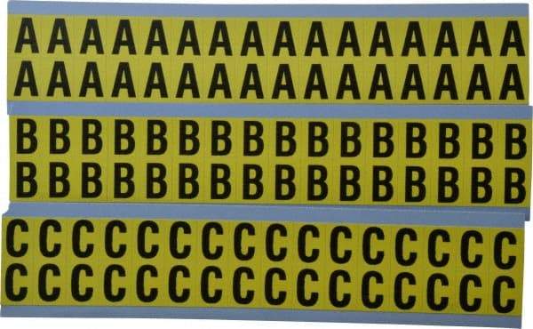 Made in USA - Letter Label - Legend: Combo Pack (Letters), English - USA Tool & Supply