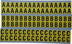 Made in USA - Letter Label - Legend: Combo Pack (Letters), English - USA Tool & Supply
