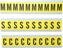 Made in USA - Letter Label - Legend: Combo Pack (Letters), English - USA Tool & Supply