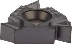 Iscar - 16ER External Right Hand 8 NPT Laydown Threading Insert - Grade IC908, TiAlN Coated Carbide, 9.53mm Inscribed Circle - USA Tool & Supply
