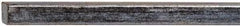 Made in USA - 12" Long x 1/8" High x 1/8" Wide, Zinc-Plated Key Stock - Low Carbon Steel - USA Tool & Supply