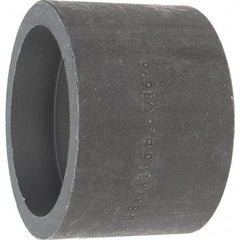 Made in USA - Size 2", Class 3,000, Forged Carbon Steel Black Pipe Coupling - 925 psi, Socket Weld End Connection - USA Tool & Supply