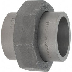 Made in USA - Size 2", Class 3,000, Forged Carbon Steel Black Pipe Union - 925 psi, Socket Weld End Connection - USA Tool & Supply