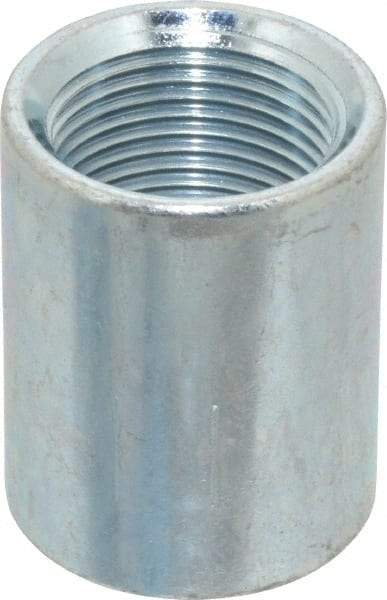 Made in USA - Class 150, 3/4" Galvanized Pipe Coupling - Threaded, Steel - USA Tool & Supply