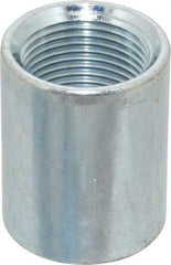 Made in USA - Class 150, 3/4" Galvanized Pipe Coupling - Threaded, Steel - USA Tool & Supply
