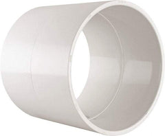 Value Collection - 8" PVC Plastic Pipe Coupling - Schedule 40, Slip x Slip End Connections - USA Tool & Supply