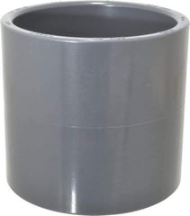 Value Collection - 4" PVC Plastic Pipe Coupling - Schedule 80, Slip x Slip End Connections - USA Tool & Supply