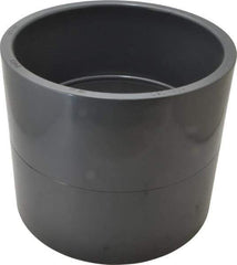Value Collection - 8" PVC Plastic Pipe Coupling - Schedule 80, Slip x Slip End Connections - USA Tool & Supply