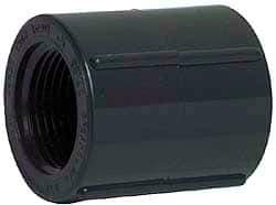 Value Collection - 4" CPVC Plastic Pipe Coupling - Schedule 80, FIPT x FIPT End Connections - USA Tool & Supply