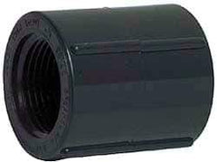 Value Collection - 4" CPVC Plastic Pipe Coupling - Schedule 80, FIPT x FIPT End Connections - USA Tool & Supply