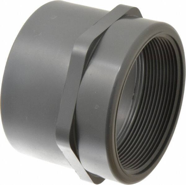 Value Collection - 4" PVC Plastic Pipe Female Adapter - Schedule 80, Slip x FIPT End Connections - USA Tool & Supply