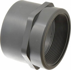 Value Collection - 4" PVC Plastic Pipe Female Adapter - Schedule 80, Slip x FIPT End Connections - USA Tool & Supply