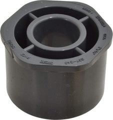 Value Collection - 2 x 3/4" PVC Plastic Pipe Bushing - Schedule 80, Spig x Slip End Connections - USA Tool & Supply
