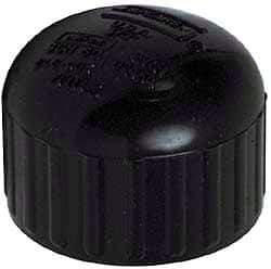 Value Collection - 4" CPVC Plastic Pipe End Cap - Schedule 80, FIPT End Connections - USA Tool & Supply