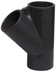 Value Collection - 4" CPVC Plastic Pipe Wye - Schedule 80, Slip End Connections - USA Tool & Supply