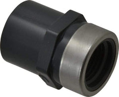 Value Collection - 1/2" PVC Plastic Pipe Reinforced Female Adapter - Slip x SR FIPT End Connections - USA Tool & Supply
