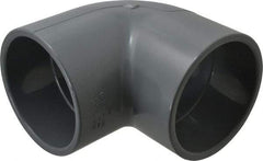Value Collection - 4" CPVC Plastic Pipe 90° Elbow - Schedule 80, Slip x Slip End Connections - USA Tool & Supply