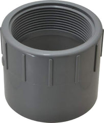 Value Collection - 3" CPVC Plastic Pipe Female Adapter - Schedule 80, Slip x FIPT End Connections - USA Tool & Supply