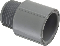 Value Collection - 3/4" CPVC Plastic Pipe Male Adapter - Schedule 80, MIPT x Slip End Connections - USA Tool & Supply