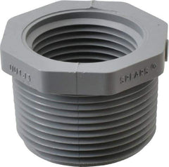 Value Collection - 1-1/4 x 1" CPVC Plastic Pipe Bushing - Schedule 80, MIPT x FIPT End Connections - USA Tool & Supply