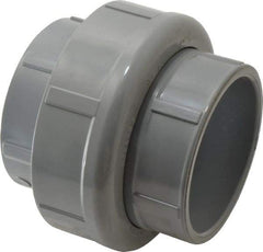 Value Collection - 4" CPVC Plastic Pipe Union with EPDM O-Ring - Schedule 80, Slip x Slip End Connections - USA Tool & Supply