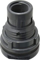 Value Collection - 3/4" PVC Plastic Pipe Bulkhead Tank Adapter - Schedule 80, Slip x FIPT End Connections - USA Tool & Supply