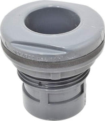 Value Collection - 1-1/2" PVC Plastic Pipe Bulkhead Tank Adapter - Schedule 80, Slip x FIPT End Connections - USA Tool & Supply