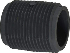 Value Collection - 1" Pipe, 1-1/2" Long CPVC Threaded Plastic Pipe Nipple - Schedule 80, Gray - USA Tool & Supply
