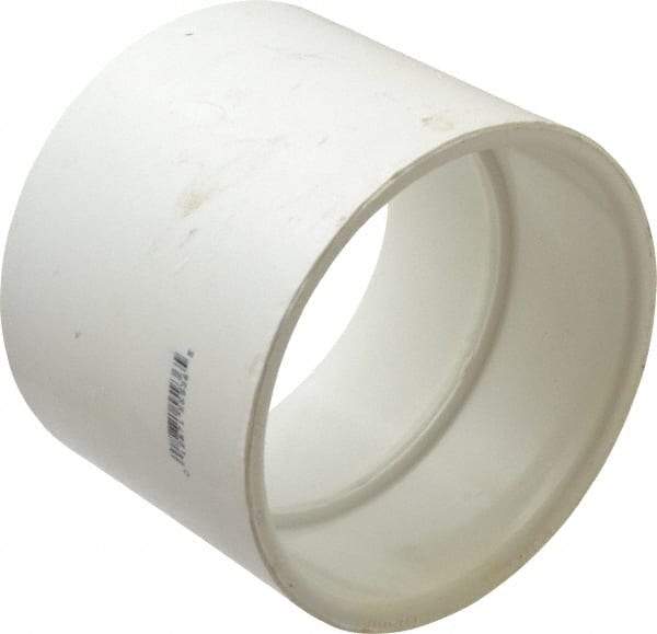 B&K Mueller - 4", PVC Drain, Waste & Vent Pipe Coupling - Hub x Hub - USA Tool & Supply