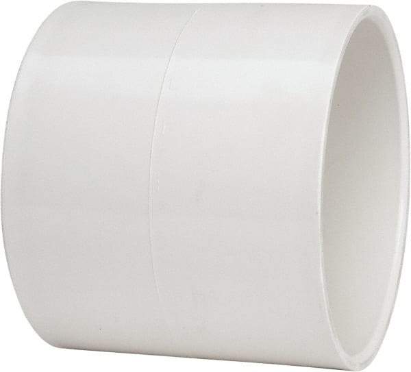 B&K Mueller - 6", PVC Drain, Waste & Vent Pipe Coupling - Hub x Hub - USA Tool & Supply