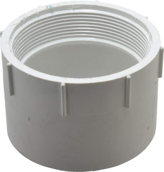 B&K Mueller - 4", PVC Drain, Waste & Vent Pipe Female Adapter - Hub x FIPT - USA Tool & Supply