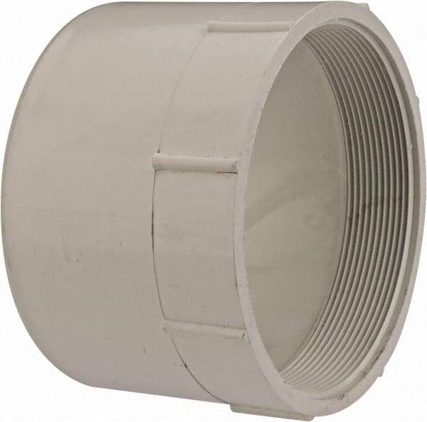B&K Mueller - 6", PVC Drain, Waste & Vent Pipe Female Adapter - Hub x FIPT - USA Tool & Supply