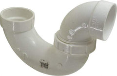 B&K Mueller - 2", PVC Drain, Waste & Vent Pipe P Trap with Union - Hub x Hub - USA Tool & Supply