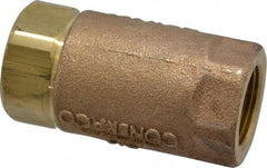 Conbraco - 3/4" Bronze Check Valve - Inline, FNPT x FNPT - USA Tool & Supply