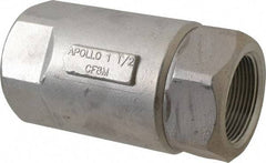 Conbraco - 1-1/2" Stainless Steel Check Valve - Inline, FNPT x FNPT - USA Tool & Supply