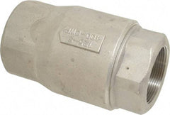 Conbraco - 2" Stainless Steel Check Valve - Inline, FNPT x FNPT - USA Tool & Supply