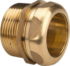 Federal Process - 1-1/4 Inch Pipe, Male Compression Waste Connection - Chrome Plated, Cast Brass - USA Tool & Supply