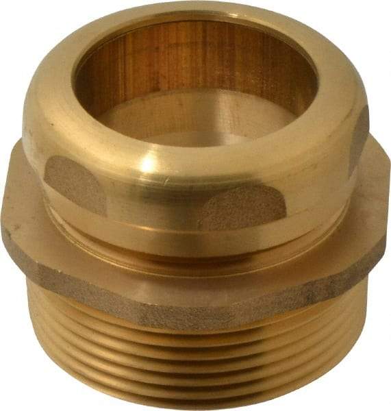 Federal Process - 1-1/2 Inch Pipe, Female Compression Waste Connection - Chrome Plated, Cast Brass - USA Tool & Supply