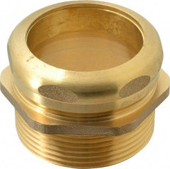 Federal Process - 1-1/2 Inch Pipe, Male Compression Waste Connection - Chrome Plated, Cast Brass - USA Tool & Supply